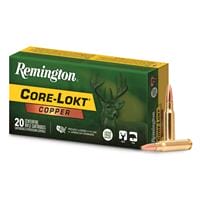 Remington Core-Lokt Copper, .308 Winchester, Copper HP, 150 Grain, 20 Rounds