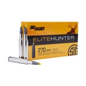 Sig Sauer Elite Hunter Tipped .270 Winchester 140 Grain Polymer Tip Centerfire Rifle Ammo