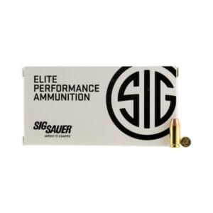 Sig Sauer Elite Performance .40 S&W 165 Grain V-Crown JHP Handgun Ammo