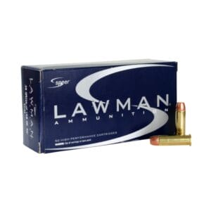Speer Lawman .38 Special 158 Grain TMJ Centerfire Handgun Ammo