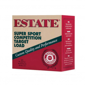 ESTATE Super Sport Competition Target 12 Gauge 2.75in 1-1/8oz #8 Lead 25Box Ammo (SS12H8)