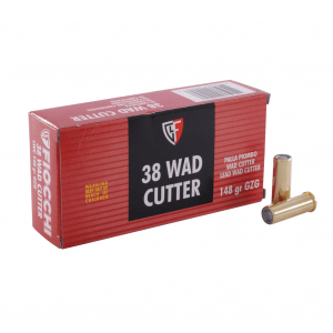 FIOCCHI 38 Special 148 Grain LWC Ammo, 50 Round Box (38LA)