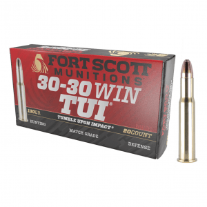 FORT SCOTT MUNITIONS 30-30 Win 130 Grain 20rd Box Rifle Ammo (3030-130-SCV)