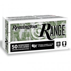 REMINGTON Range 9mm Luger 124gr FMJ Handgun Cartridges (R27780)