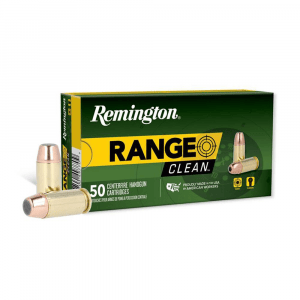 Remington Range Clean Handgun Ammunition .40 S&W 180gr FNEB 990 fps 50/ct