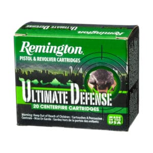 Remington Ultimate Defense 9mm Luger 124 Grain Personal Defense Handgun Cartridges