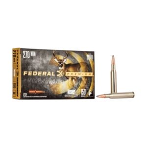 Federal Premium Nosler Partition .270 Winchester 150 Grain Centerfire Rifle Ammo