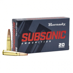 Hornady Subsonic Ammunition 7.62x39 255gr Sub-X 1050 fps 20/ct