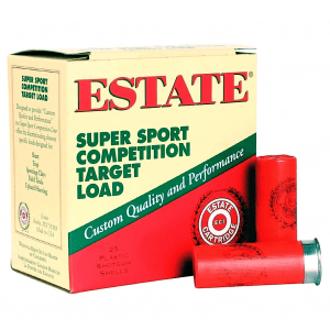 ESTATE Super Sport Target 12 Gauge 2.75in 25 Round Box Ammo (SS12H75)