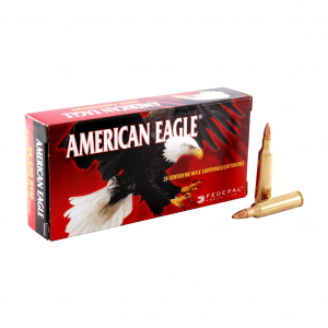 FEDERAL American Eagle 22-250 Rem. 50 Grain JHP Ammo, 20 Round Box (AE22250G)