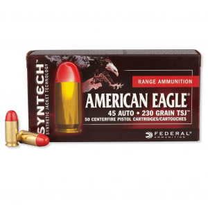 FEDERAL American Eagle 45 ACP 230Gr Total Synthetic Jacket Ammo (AE45SJ1)
