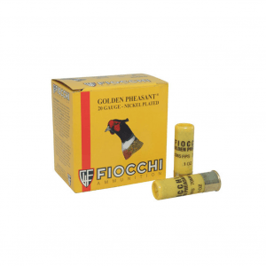 FIOCCHI Golden Pheasant 20 Gauge 2.75in #7.5 Ammo, 25 Round Box (20GP75)
