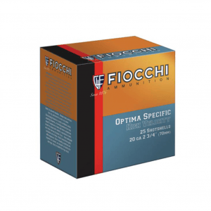 FIOCCHI Hi Velocity 20 Gauge 2.75in #8 Ammo, 25 Round Box (20HV8)