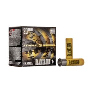 Federal Premium Black Cloud FS Waterfowl Shotgun Shells with FliteControl FLEX Wad - 20 Gauge - 4 - 3' - 25 Rounds