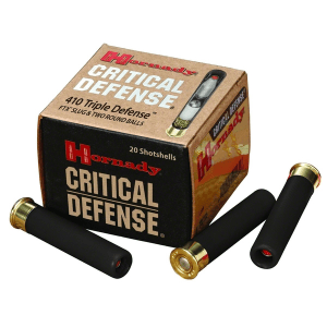 HORNADY Critical Defense 410 Bore 2.50in Sabot Slug Ammo, 20 Round Box (86238)