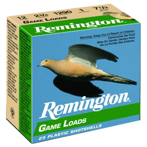 REMINGTON Game Load 12 Gauge 2.75in #6 Ammo, 25 Round Box (GL126)