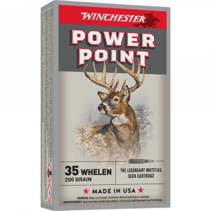 Winchester Power Point Rifle Ammunition .35 Whelen 200 gr. SP 2800 fps 20/ct