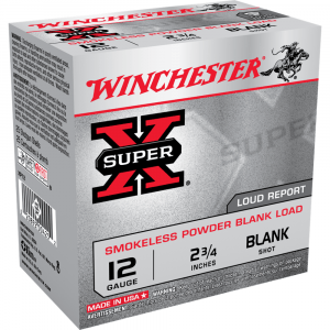 Winchester Super-X Blank Cartridges 12 ga 2-3/4" Smokeless 25/ct