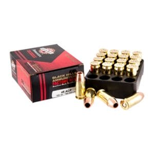 Black Hills Ammunition 45 Acp +p Ammo - 45 Auto +p 185gr Tac-Xp 20/Box