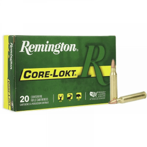 Remington Core-Lokt Rifle Ammunition .223 Rem 62gr PSP 3100 fps 20/ct