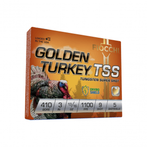 FIOCCHI Golden Turkey TSS #9 410 Bore 3" 0.8125oz 1100fps 5rd Ammo (410TSS9)