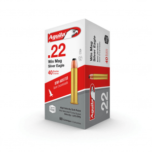 AGUILA .22 Win 40Gr Semi-Jacketed Soft Point 50rd Box Ammo (1B222401)