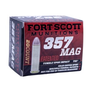 Fort Scott Munitions TUI .357 Magnum 125 Grain Centerfire Handgun Ammo