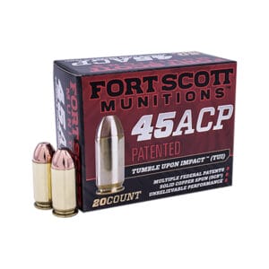 Fort Scott Munitions TUI .45 ACP 180 Grain Centerfire Handgun Ammo