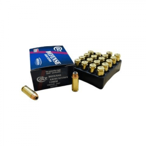 Double Tap Colt Defense Handgun Ammunition 10mm Auto 180gr JHP 1150 fps 20/ct