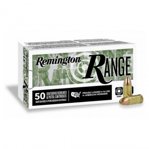 REMINGTON Range 9mm Luger 115 Grain FMJ Handgun Ammo (R27778)