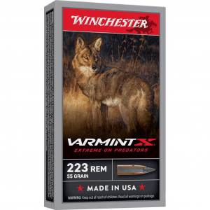 Winchester Varmint X Rifle Ammunition .223 Rem 55gr PT 3240fps 20/ct