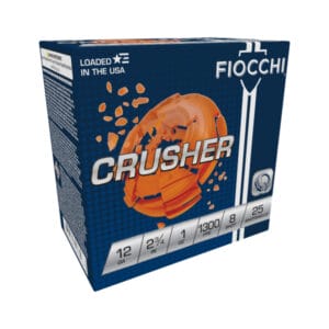 Fiocchi Exacta Crusher Target Shotshells - 12 Gauge - #8 Shot - 2.75'' - 25 Rounds