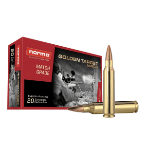 Norma Golden Target Match Rifle Ammunition .223 Rem 69 gr BTHP 1379 fps 20/ct