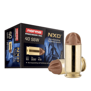 Norma NXD Handgun Ammunition .40 S&W 93gr NXD 1531 fps 20/ct