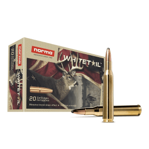 Norma WhiteTail Rifle Ammunition .270 Win 130gr PSP 3084 fps 20/ct