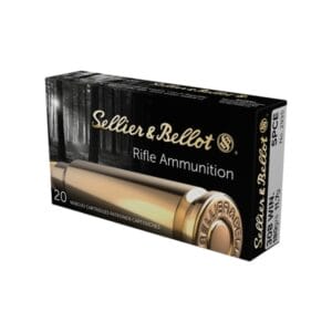 Sellier &Bellot .308 Winchester 180 Grain Soft Point Centerfire Rifle Ammo