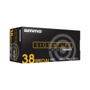Ammo, Inc. Signature Target .38 Special 158 Grain TMC Handgun Ammo