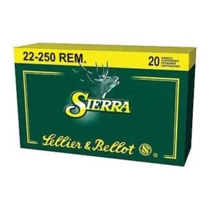 22-250 Remington 55gr Sbt Ammo - 22-250 Remington 55gr Sierra Boat Tail 20/Box