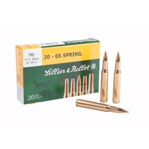 30-06 Springfield 180gr Fmj Ammo - 30-06 Springfield 180gr Full Metal Jacket 20/Box