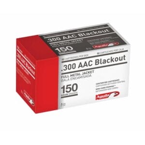 300 Aac Blackout 150gr Fmj Rifle Ammo - 300 Aac Blackout 150gr Full Metal Jacket 50/Box