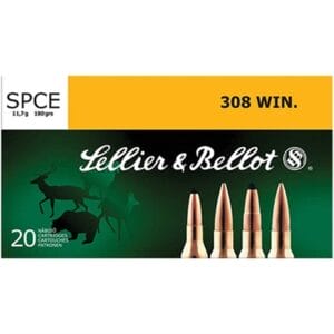 308 Winchester 180gr Spce Ammo - 308 Winchester 180gr Soft Point Cutting Edge 20/Box