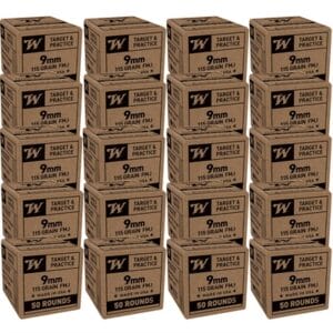 9mm Luger Service Grade Ammo - 9mm Luger 115gr Full Metal Jacket 1,000/Case