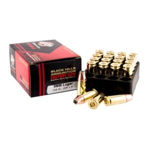 9mm Luger +p Ammo - 9mm Luger +p 124gr Jhp 20/Box