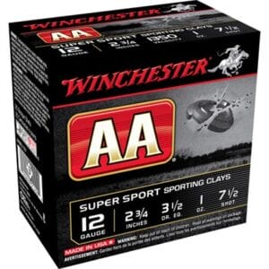 Aa Super Sport Sporting Clays 12 Gauge Shotgun Ammo - 12 Gauge 2-3/4'''' 1 Oz #7.5 Shot 25/Box