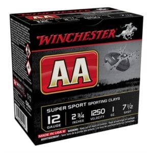 Aa Super Sport Sporting Clays 12 Gauge Shotgun Ammo - 12 Gauge 2-3/4'''' 1oz #7.5 Shot 25/Box