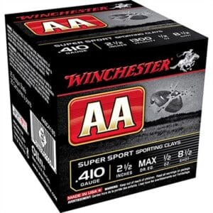 Aa Super Sport Sporting Clays 410 Bore Shotgun Ammo - 410 Gauge 2-1/2'''' 1/2oz #8-1/2 250 Case