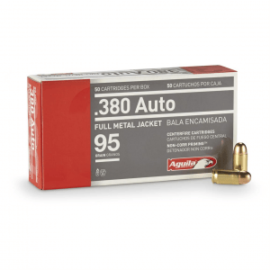 Aguila .380 ACP FMJ 95 Grain 50 Rounds