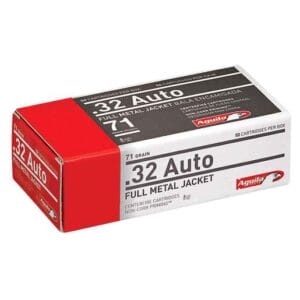 Aguila 32 Auto (ACP) 71gr FMJ Handgun Ammo - 50 Rounds