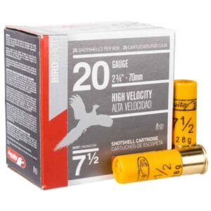 Aguila Bird Shot 20 Gauge 2-3/4in #7.5 1oz Upland Shotshells - 25 Rounds - #7.5