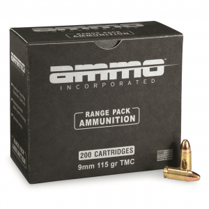 Ammo Inc. Signature 9mm TMC 115 Grain 200 Rounds